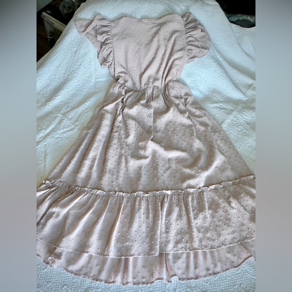 Orange Creek swiss-dot dress, mauve - Picture 2 of 8